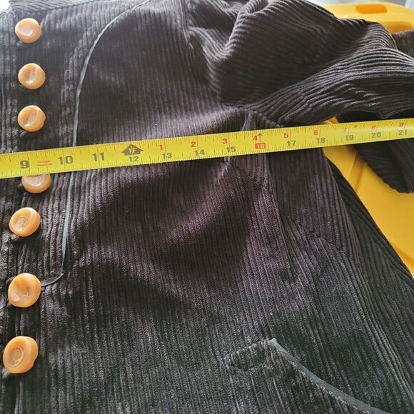 RARE anthropologie elevenses peacock corduroy - Picture 12 of 16